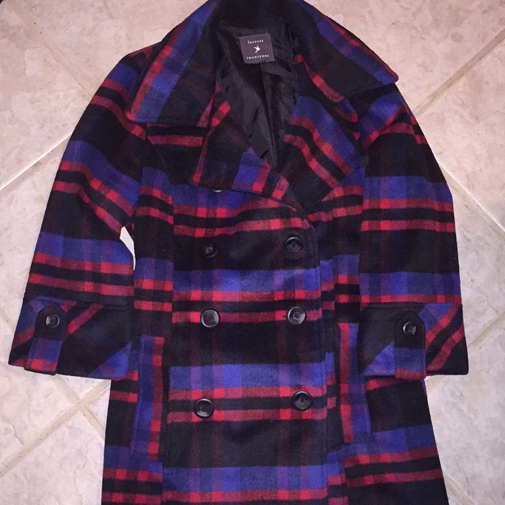 Plaid coat